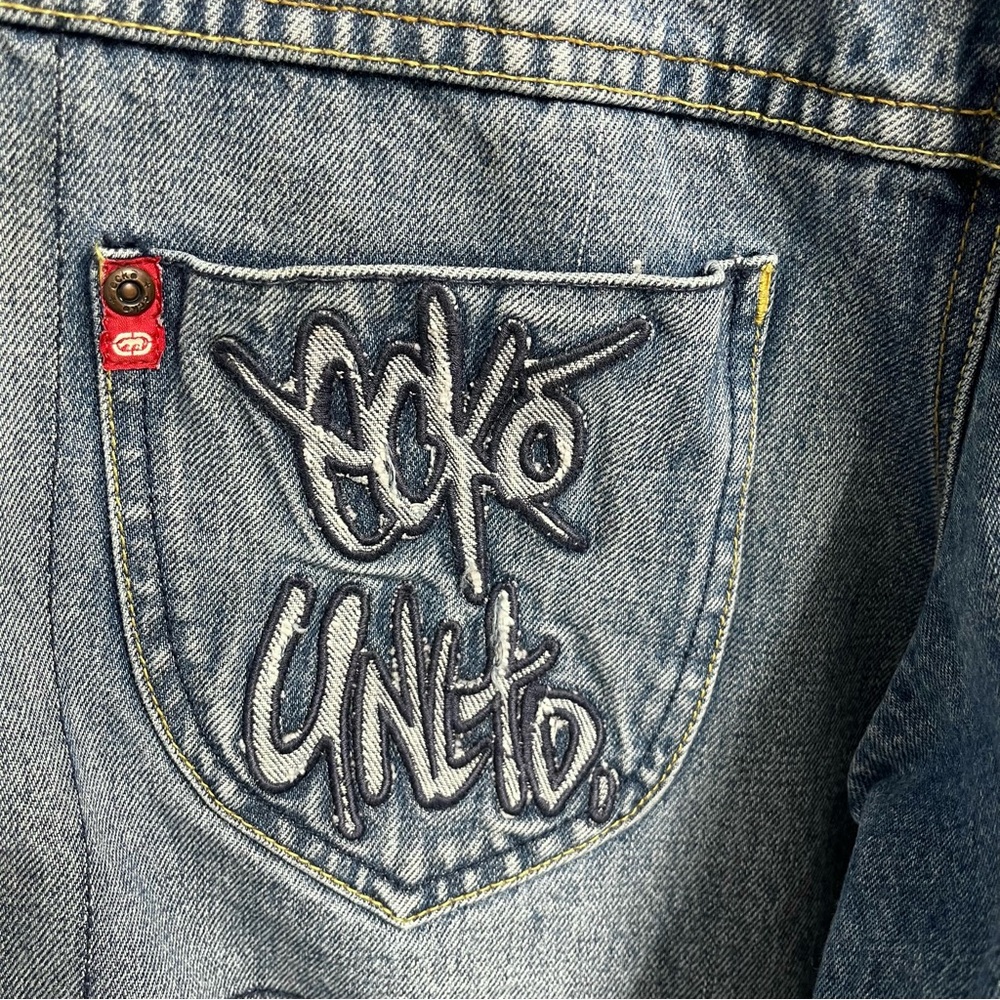 Ecko Unlimited Foundry Interloop Denim Jacket Rar… - image 8